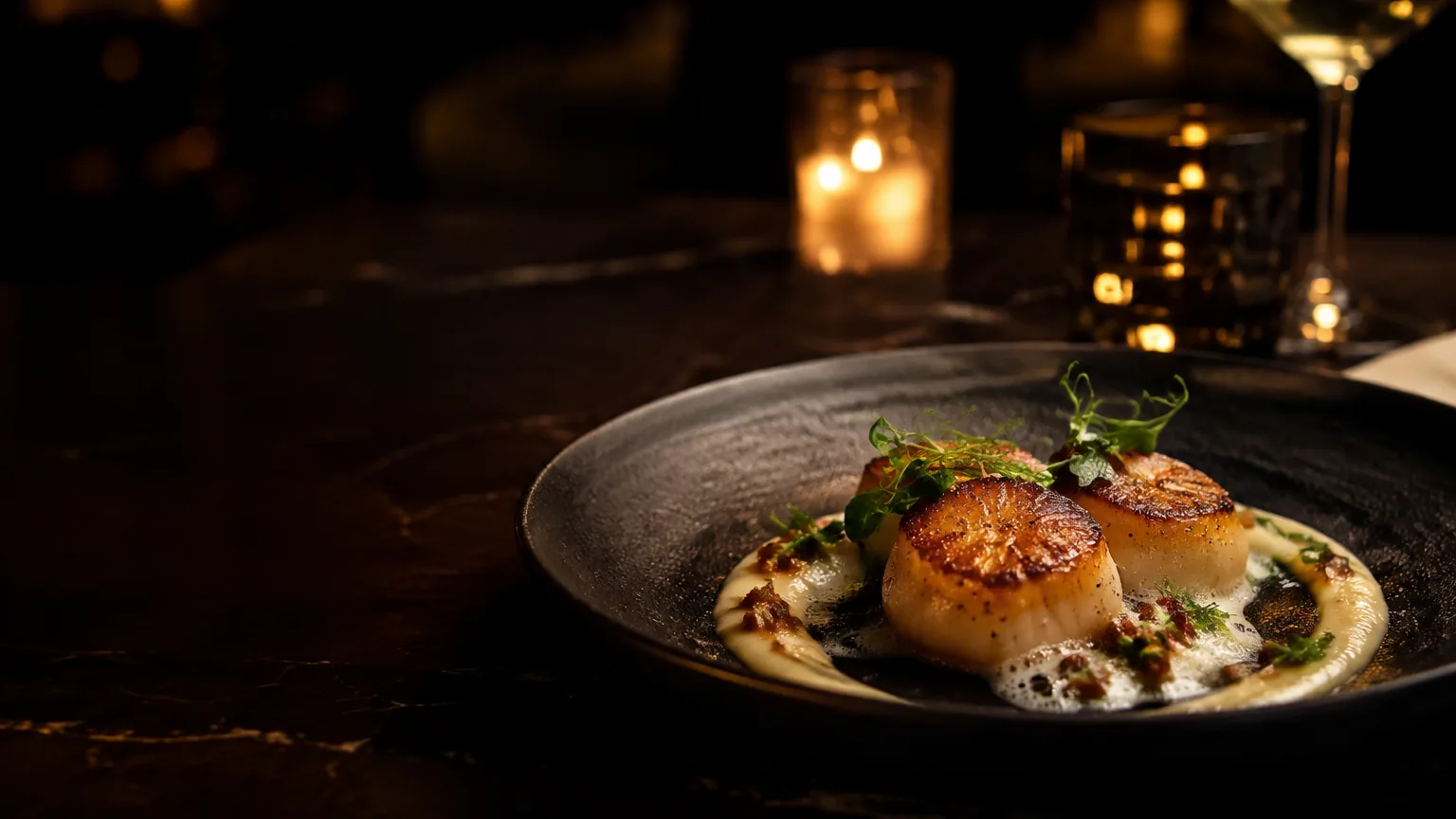 Experiencia gastronómica a la luz de las velas